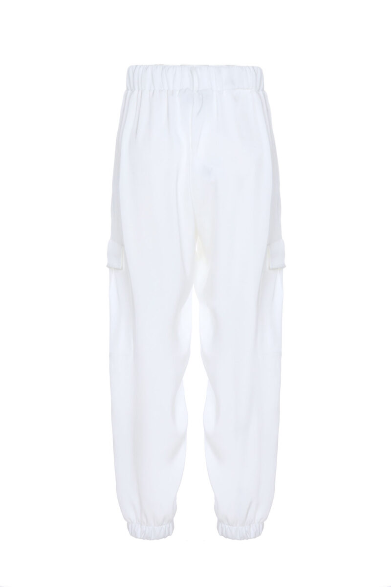 JOGGING TROUSERS WITH SATIN