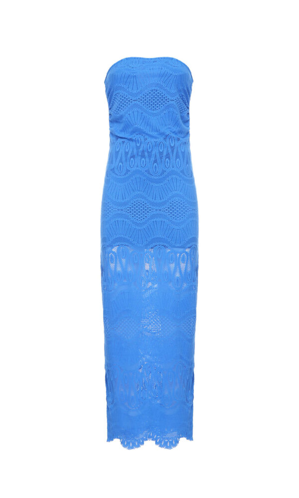 LONG DRESS SHEATH LACE STRETCH