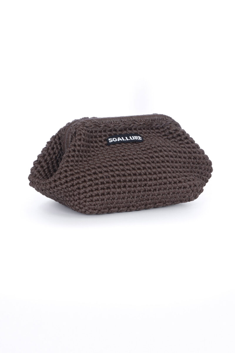 CROCHET CLUTCH BAG - Image 6