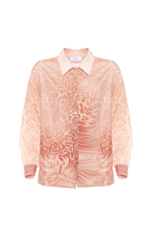 CAMICIA IN VISCOSA DEGRADE'