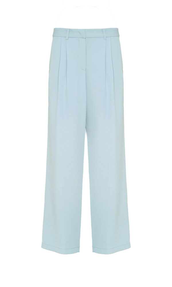 PANTALONI AMPI CON PIPING