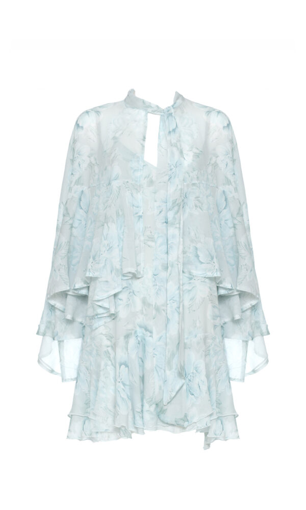 ABITO IN CHIFFON FLOREALE