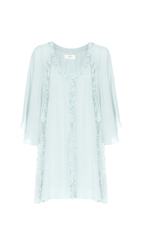 ABITO A TUNICA CON ROUCHES