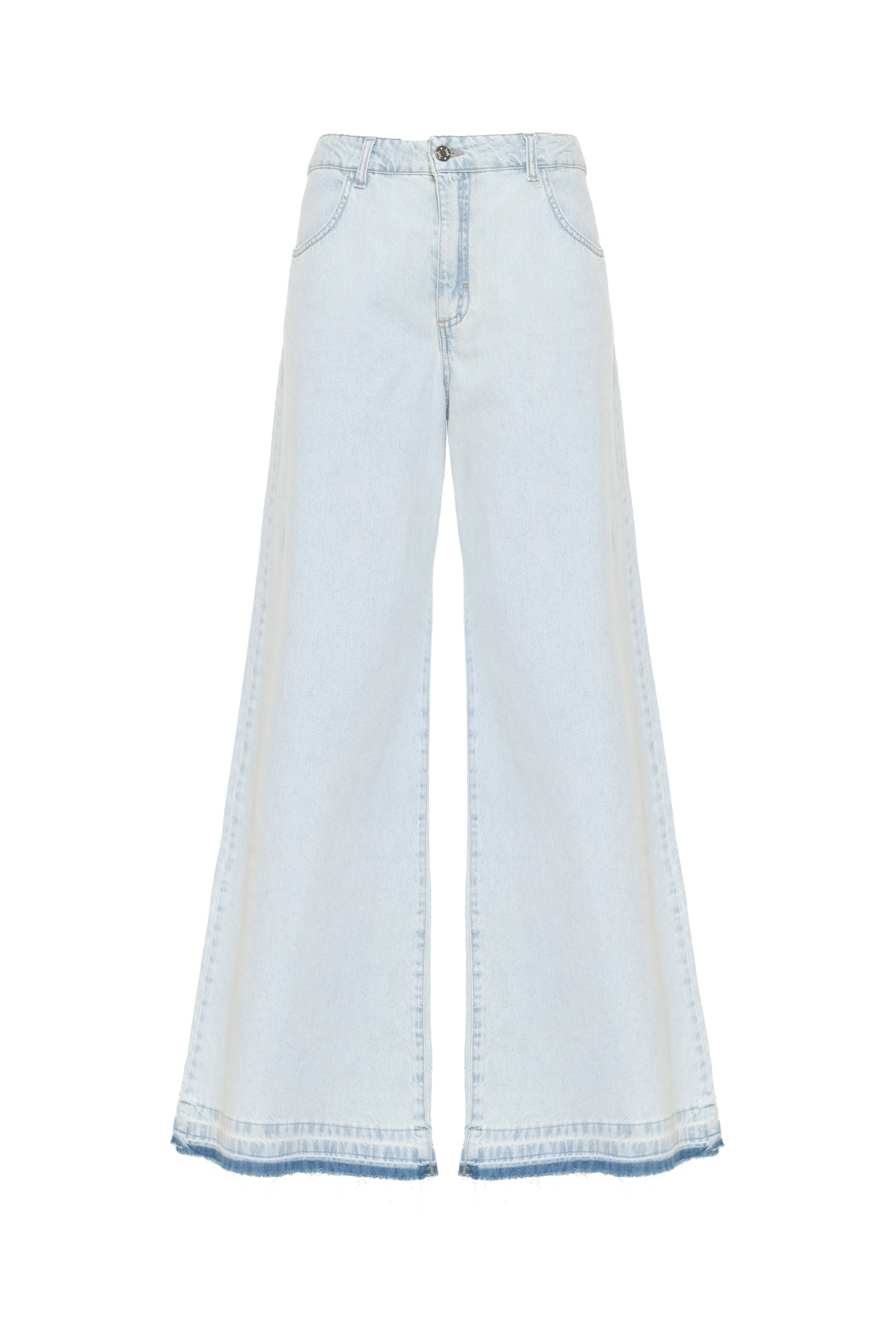 JEANS FLARED FIT BLU CHIARO