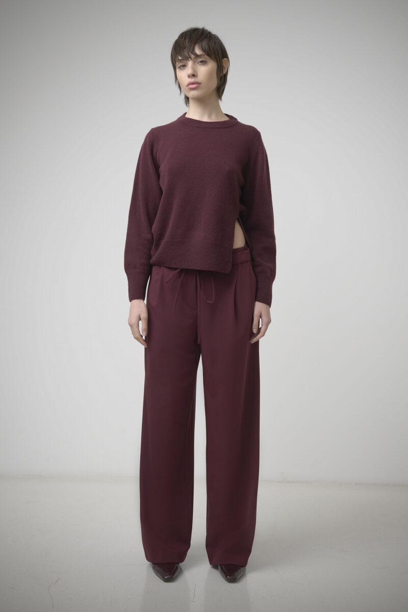 PANTALONI CON COULISSE MISTO LANA - immagine 2