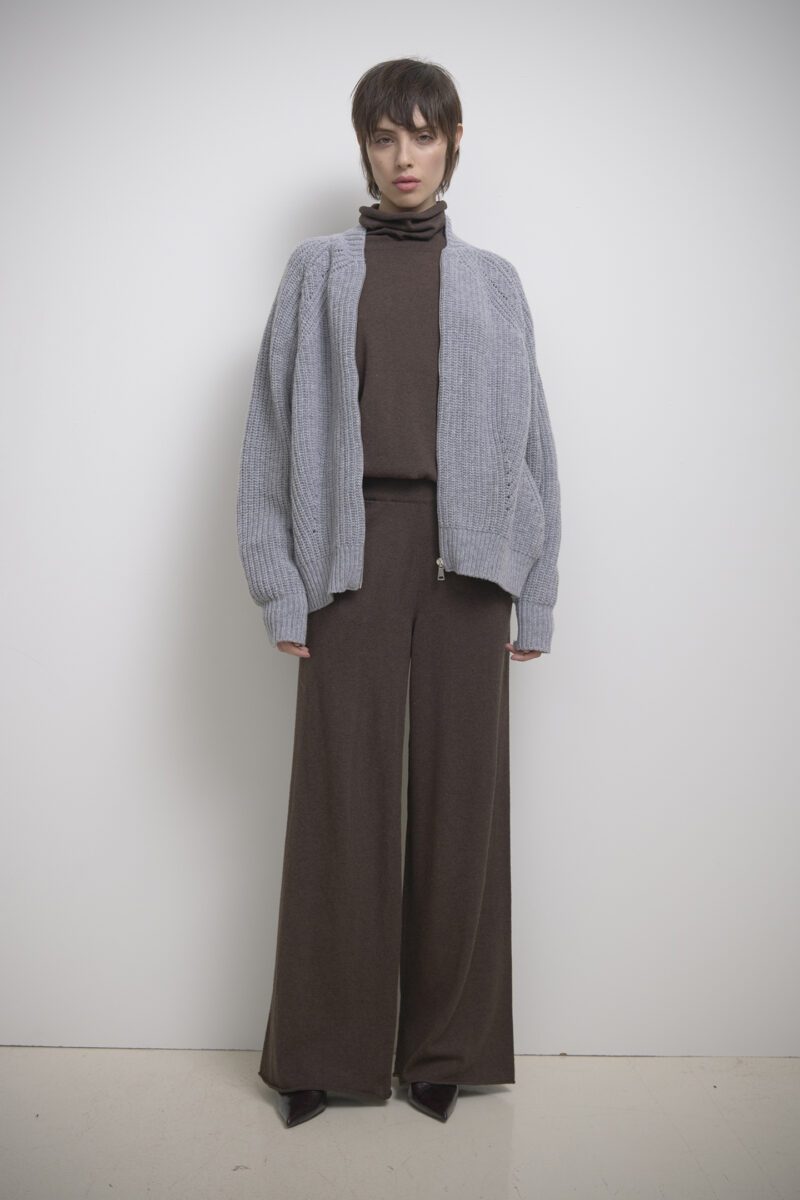 WIDE KNIT TROUSERS - Image 2