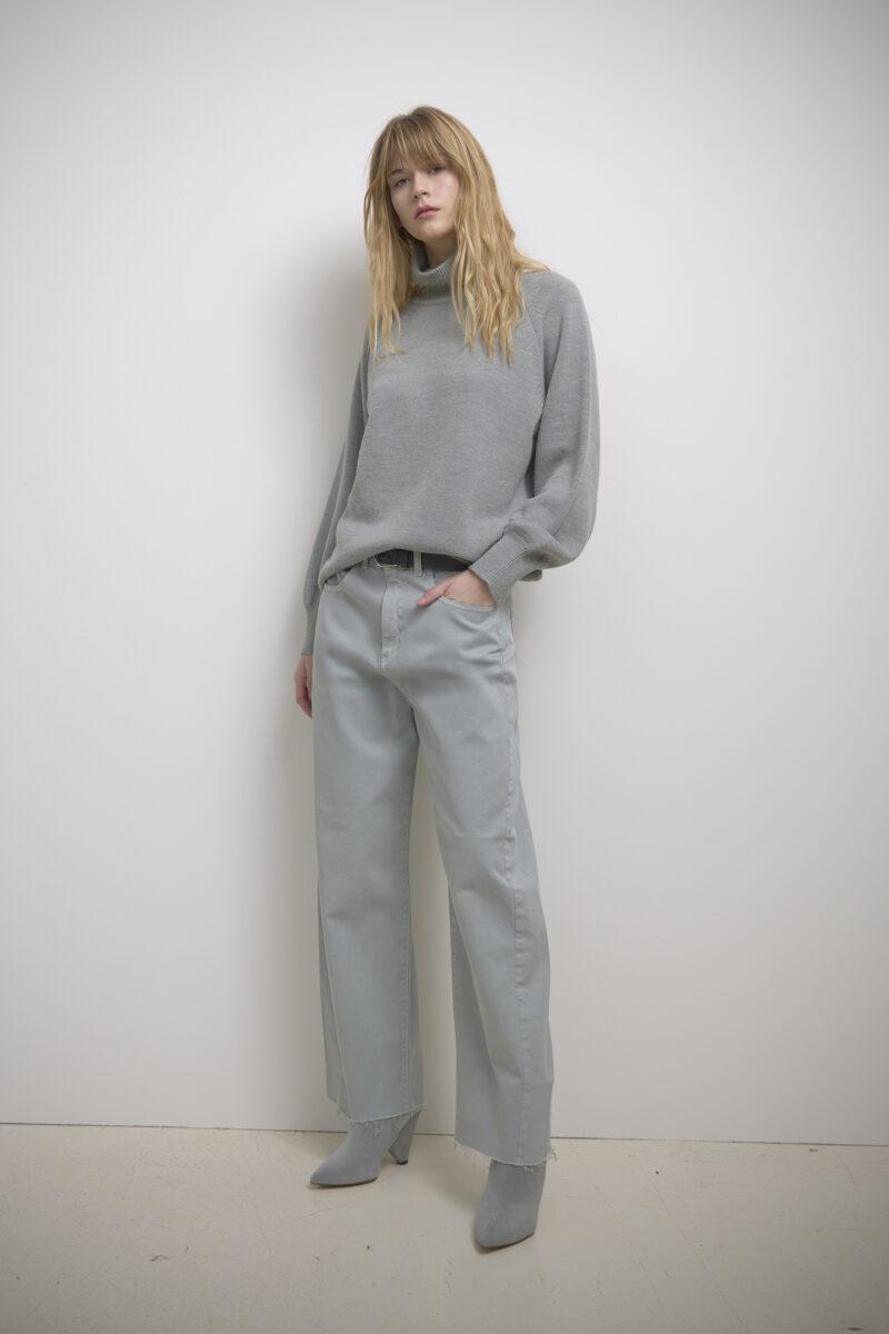 BARREL JEANS IN COTTON BULL - Image 2