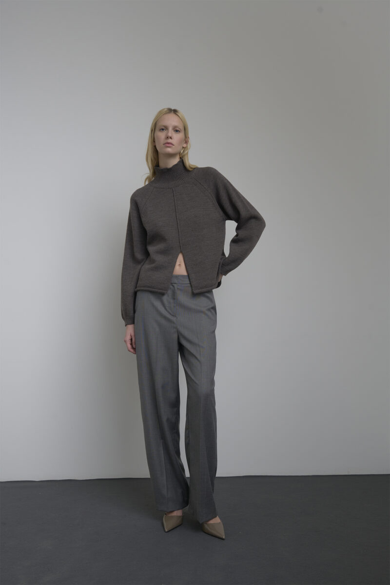 PANTALONI REGULAR IN PRINCIPE DI GALLES - immagine 4