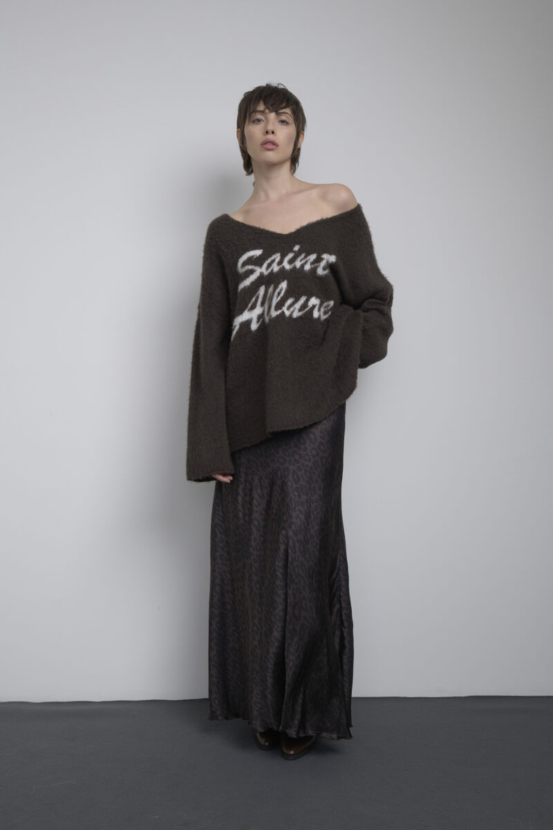 GONNA IN VISCOSA STAMPA ANIMALIER - immagine 2