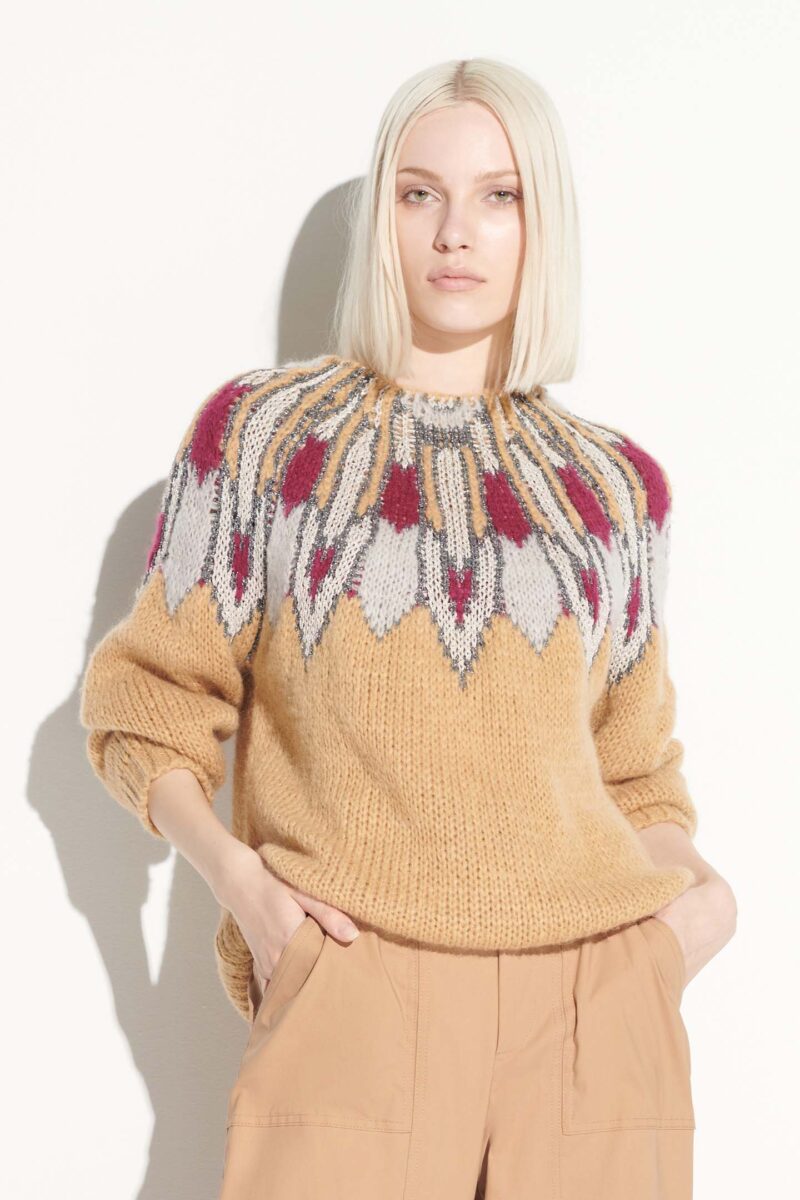 MOUNTAIN BOAT NECKLINE SWEATER