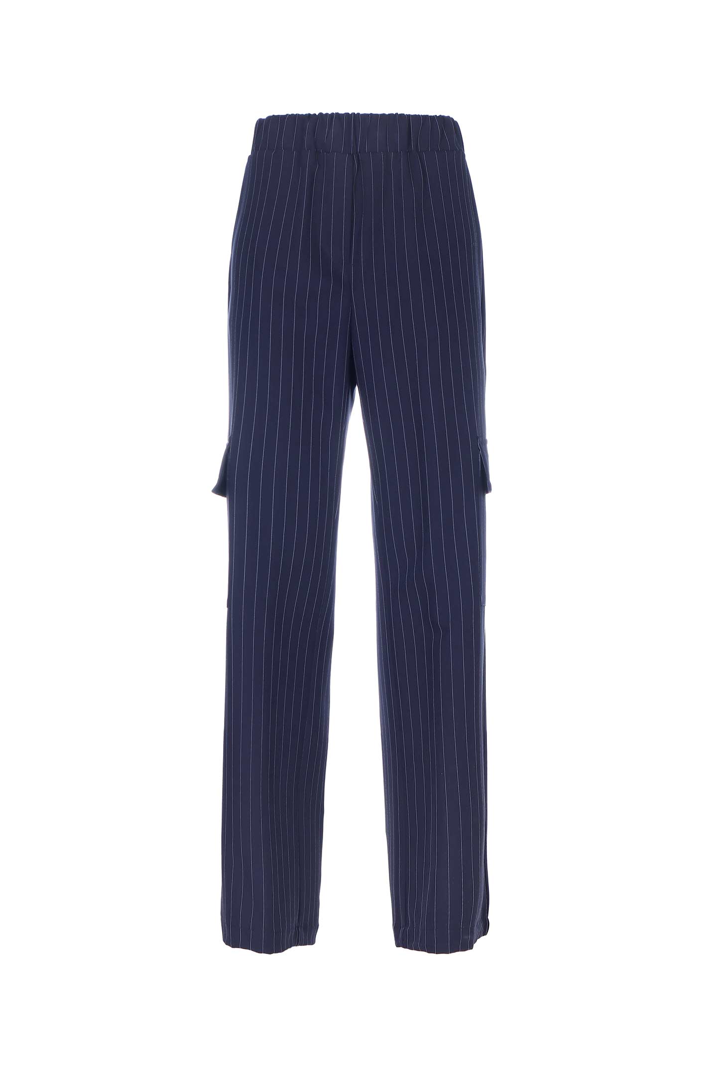 PANTALONE CON TASCONI FANTASIA GESSATO