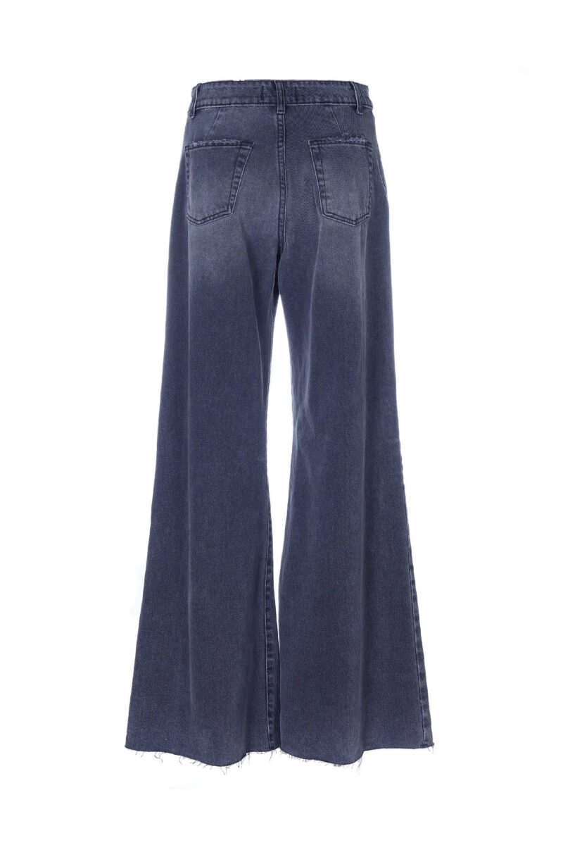 FLAIRE DENIM TROUSERS